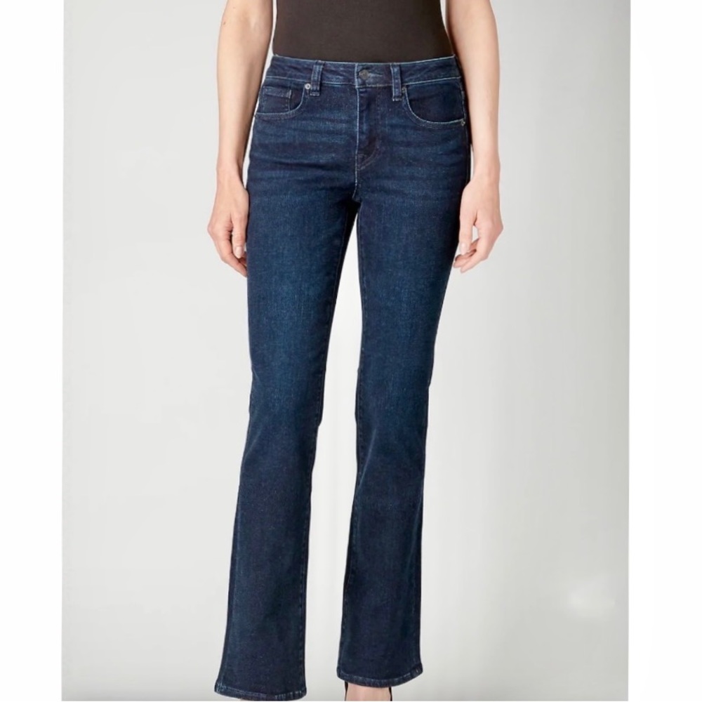 Buffalo David Bitton Gallia Mid Rise Flare Stretch Jeans